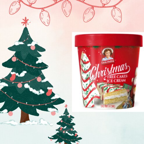 Little Debbie Christmas Tree Cakes Ice Cream